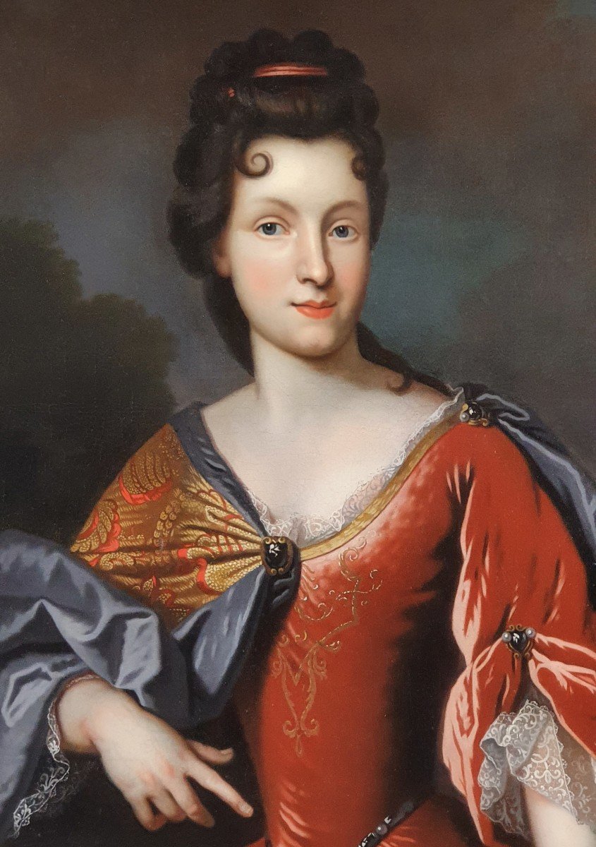 Portrait De Renée Bouthillier De Chavigny, Début XVIIIe Siècle-photo-5