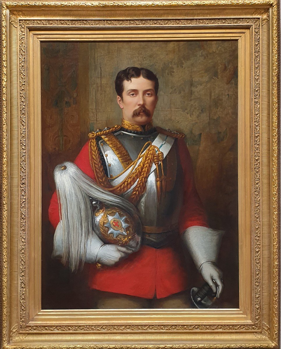 Portrait Of Captain Cecil Alfred Tufton Otway (1845-1884) Circa 1877