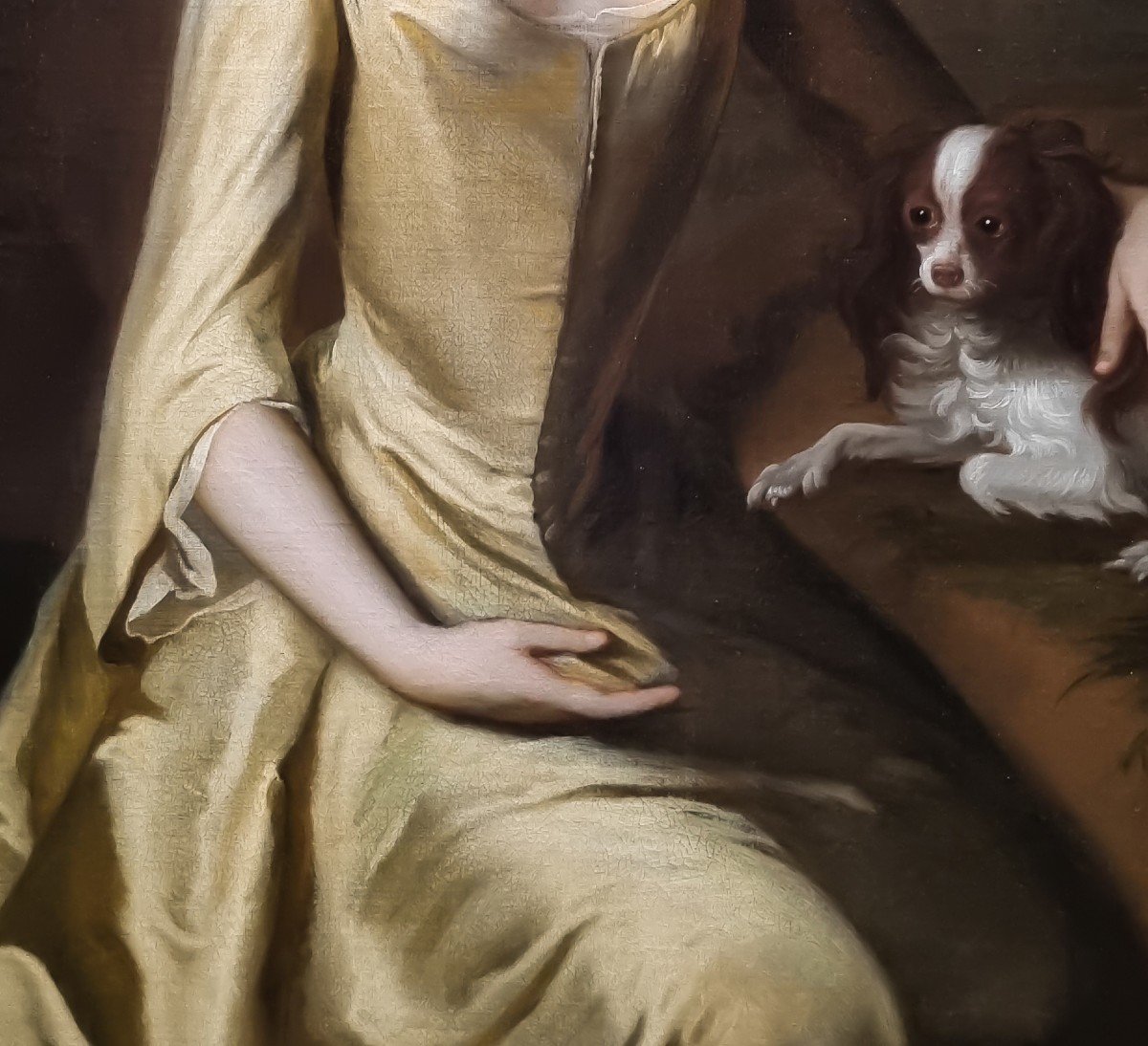 Portrait De Lady Mary Booth, Comtesse De Stamford Vers 1720, Peinture à l'Huile Sur Toile-photo-1