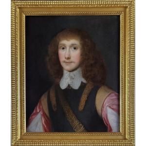 Portrait De Gentleman Dans Un Curass, Thomas Bruce, Comte d'Elgin C.1638, Huile Sur Panneau