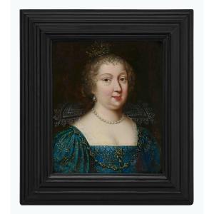 Portrait Of Marie Thérèse Of Spain, Queen Of France; Circle Of Henri And Charles Beaubrun