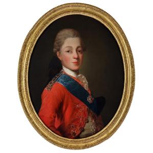 Portrait Of Grand Duke Pavel Petrovich, Future Emperor Paul I Of Russia C.1780, Oil On Canvas