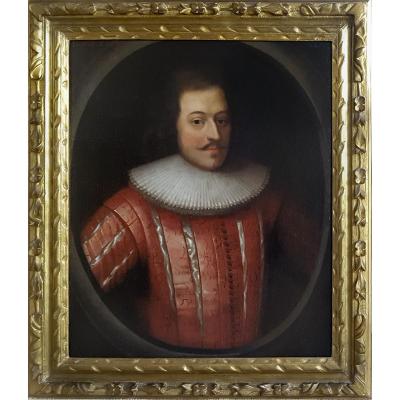Portrait Of Lewis Anwyl (c.1596-1641) 18th Century