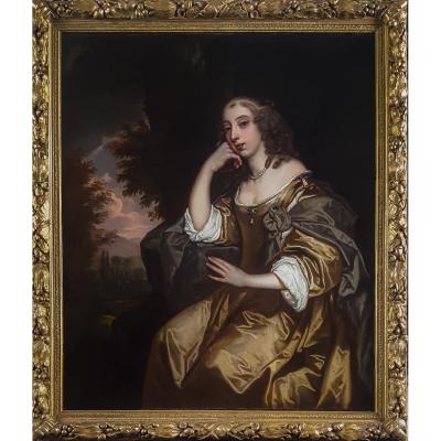 Portrait De Lady Lane Carey, 17ème Siècle