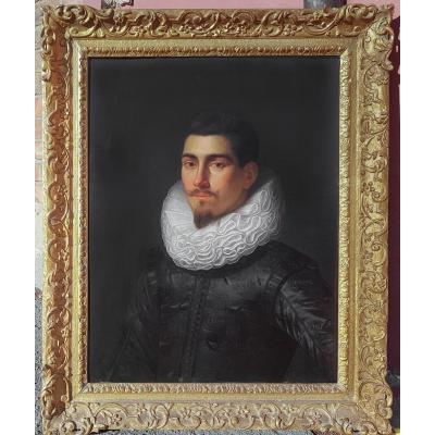 Portrait d'Homme Vers 1620; Par l'Atelier De Michiel Jansz Van Mierevelt (1567-1641)