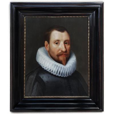 Portrait d'Un Gentilhomme Vers 1620; Atelier De Michiel Jansz Van Mierevelt (1567-1641)