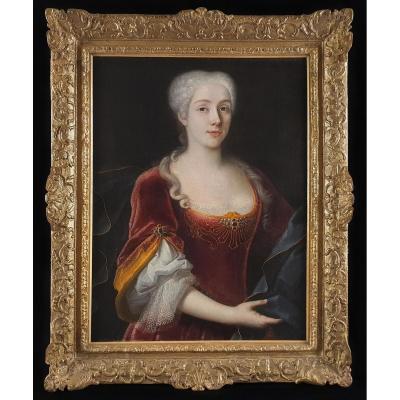 Portrait d'Une Dame Vers 1722