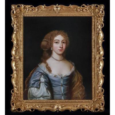 Portrait Of The Honorable Mrs. Henry Arundell C.1660; Circle Of John Michael Wright (1617-1694)