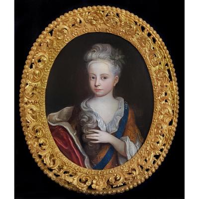 Portrait d'Une Fille Vers 1710