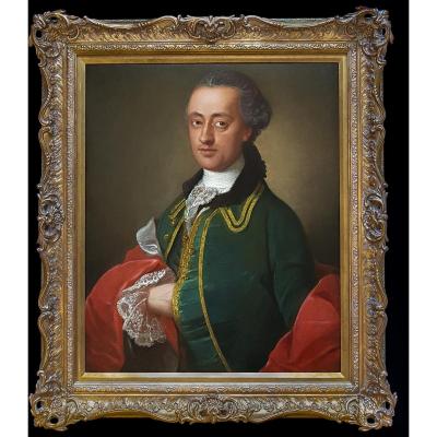 Portrait Of A Gentleman C.1760; Circle Of Anton Von Maron (1731-1808)