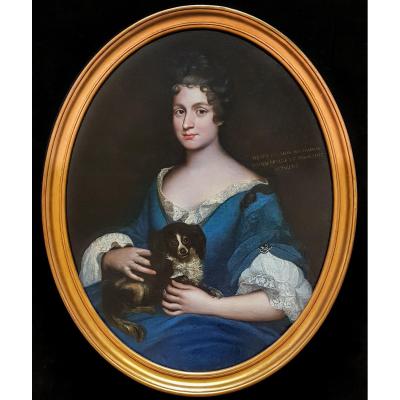 Portrait Of Henriette De Meaux De Valliere C.1685; Circle Of Francois De Troy (1645-1730)