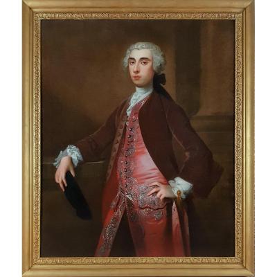 Portrait Of A Gentleman; Studio Or Circle Of Allan Ramsay (1713-1784), Circa 1740