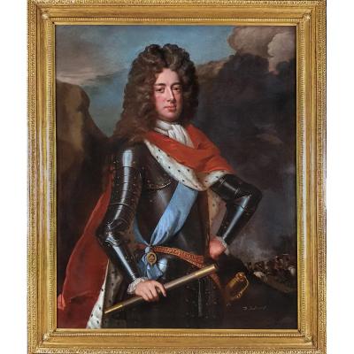 Portrait De John Churchill, 1er Duc De Marlborough (1650-1722) Vers 1702 Peinture à l'Huile