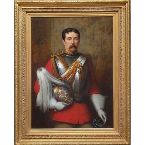 Portrait Of Captain Cecil Alfred Tufton Otway (1845-1884) Circa 1877