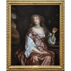 Portrait Of The Countess Of Shrewsbury (1642-1702) C.1665; Studio Of Sir Peter Lely (1618-1680)