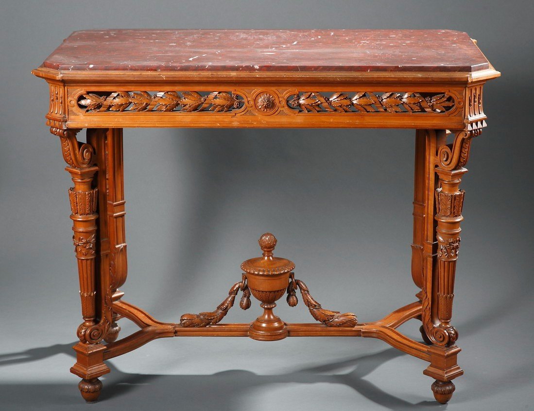 Table de Milieu attribuée à A-E Beurdeley, France, circa 1880