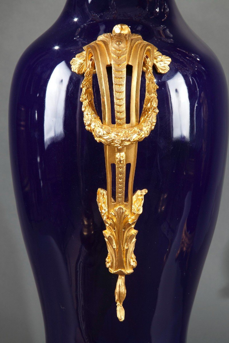 Paire de Vases-Candélabres "Sèvres", France, circa 1880-photo-8