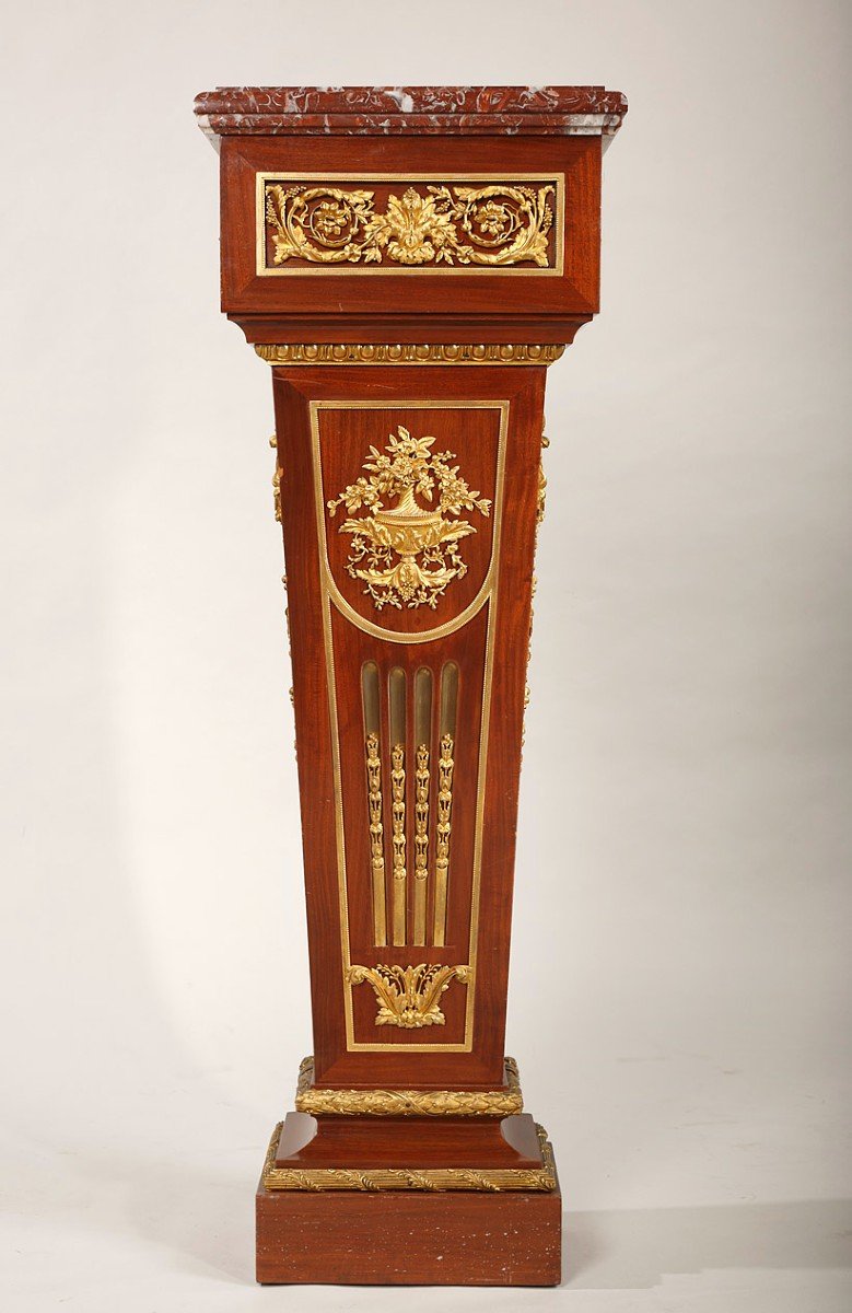 Neo-classical Wall-side Pedestal, France, Circa 1880-photo-3
