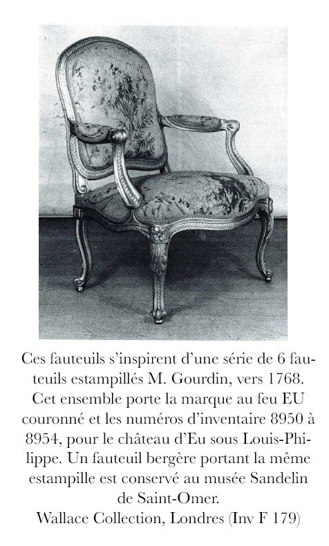 Pair Of Armchairs "à Chassis", France, Circa 1880-photo-5