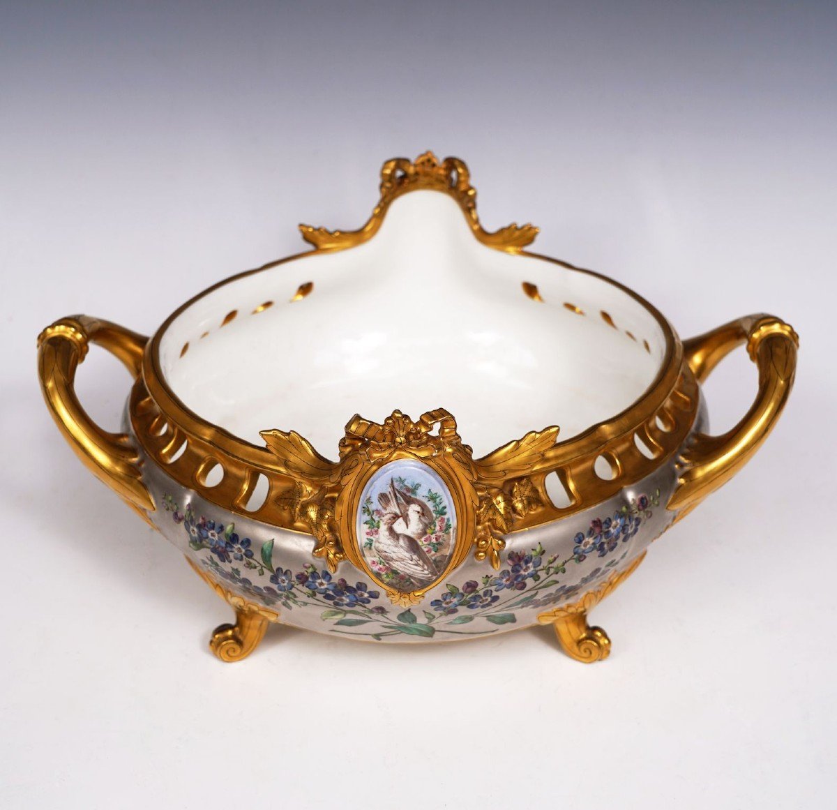 "dove" Planter By The Escalier De Cristal, France, Circa 1880-photo-3