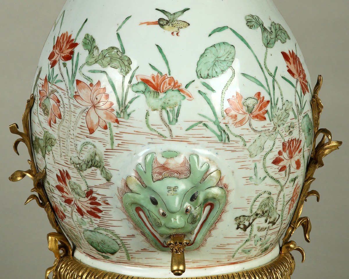 Chinese Porcelain Mural Perfume Fountain Attributed To l'Escalier De Cristal, France, C.1880-photo-3