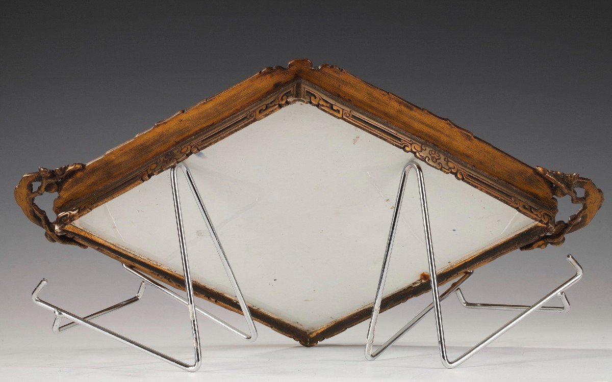 Plateau Japonisant attr. à l'Escalier de Cristal, France, Circa 1880-photo-6