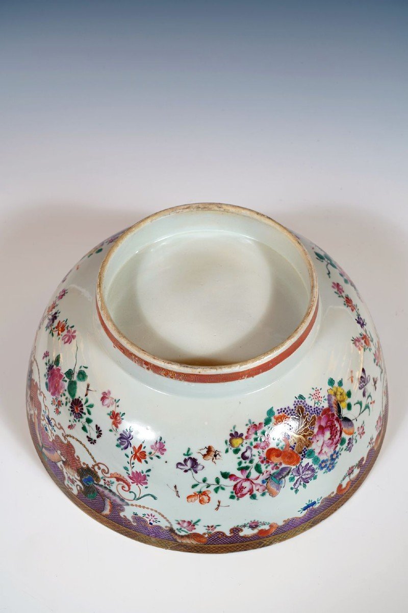 Coupe en Porcelaine Compagnie des Indes, Chine – France, XVIIIème – XIXe siècle-photo-1