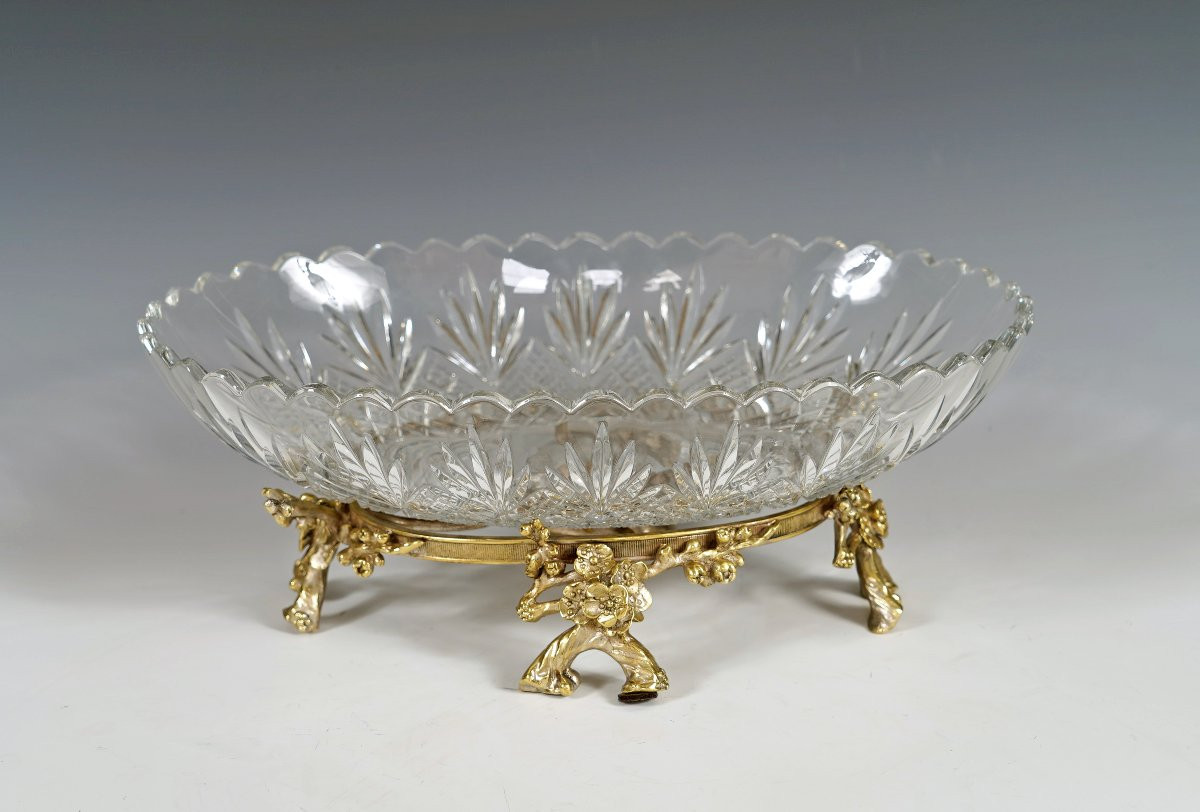 Coupe en Cristal attr. à Baccarat, France, Circa 1880-photo-3