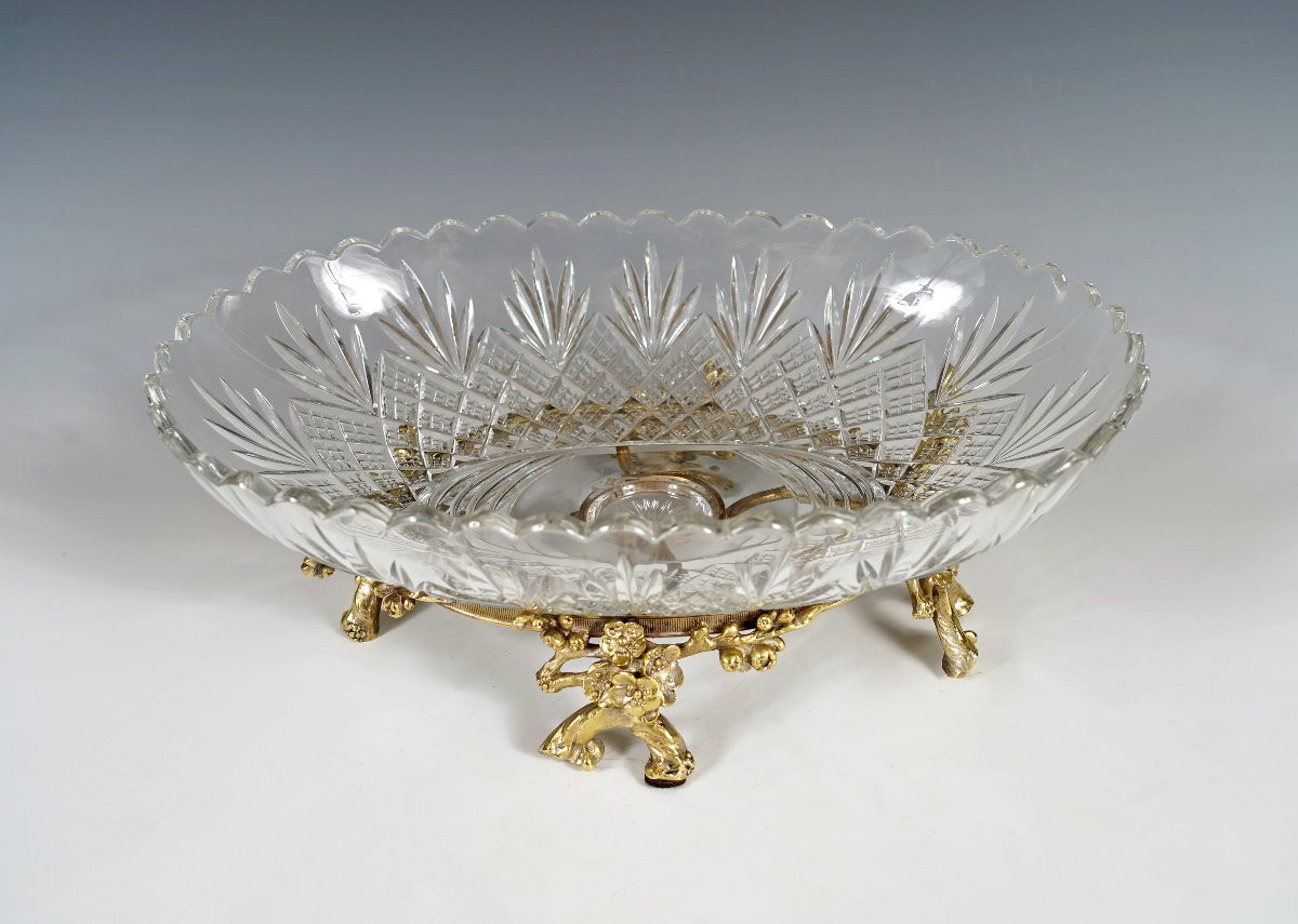 Coupe en Cristal attr. à Baccarat, France, Circa 1880-photo-4