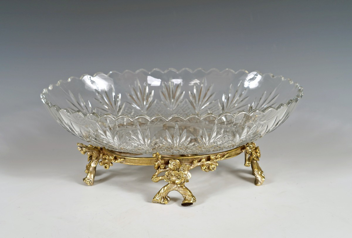 Coupe en Cristal attr. à Baccarat, France, Circa 1880