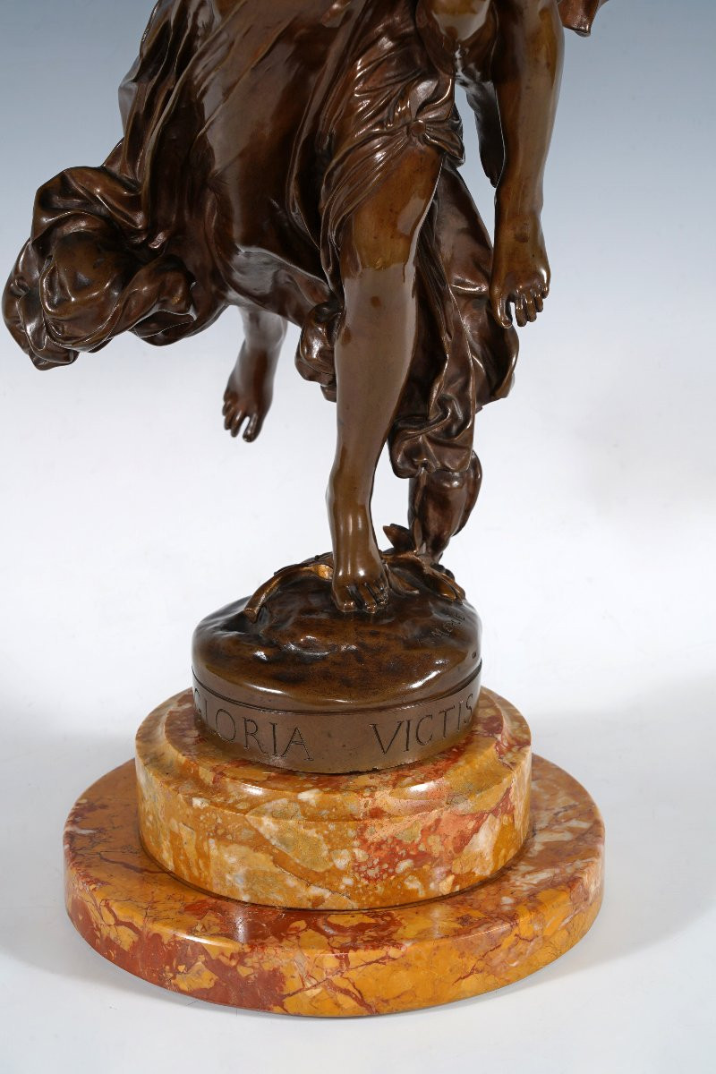 A. Mercié et F. Barbedienne, "Gloria Victis", France, Circa 1880-photo-3