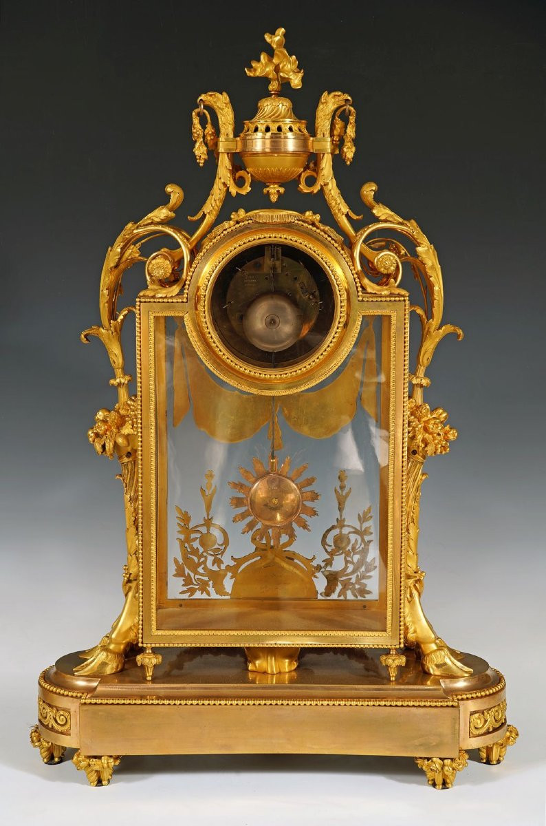 G. Denière, "pendule à Cage", France, Circa 1860-photo-2