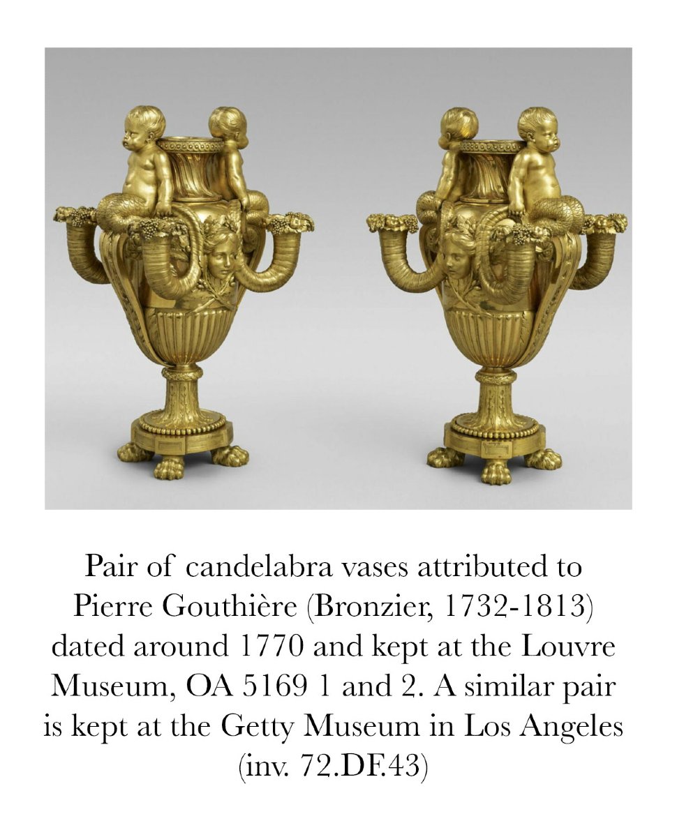 Paire de Candélabres « aux Tritons », France, Circa 1870-photo-1