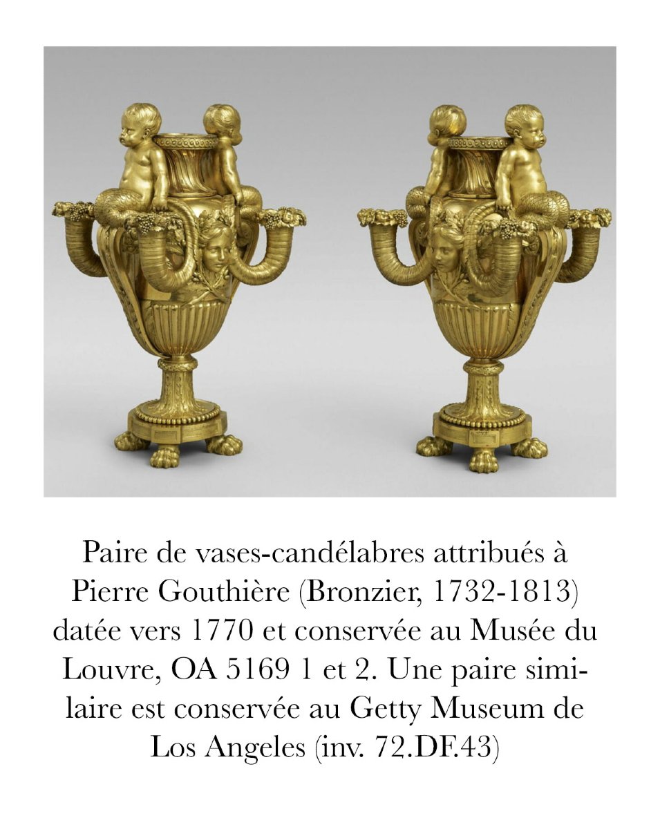 Paire de Candélabres « aux Tritons », France, Circa 1870-photo-5
