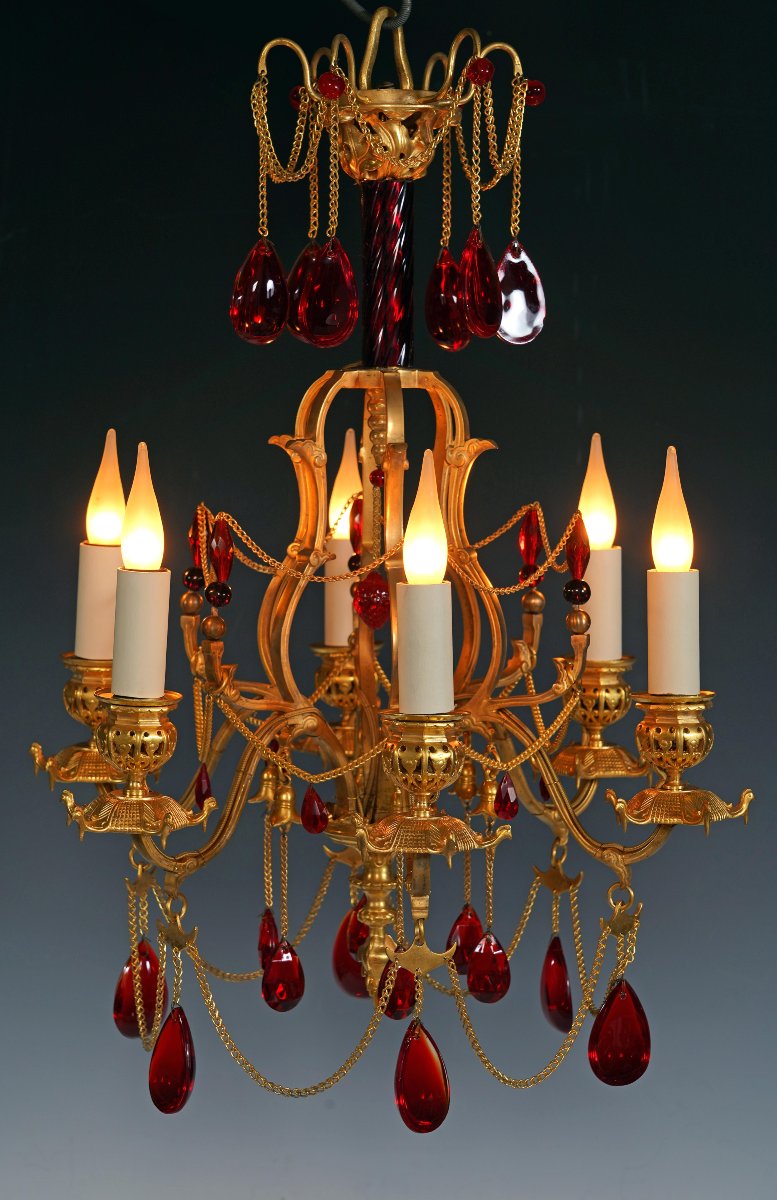 H. Vian, Lustre Orientaliste, France, circa 1890-photo-2