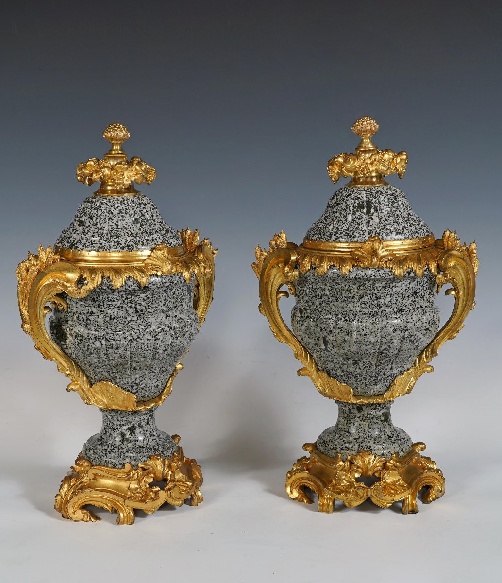 Maison Millet, Pair Of Cassolettes, France, Circa 1870-photo-2