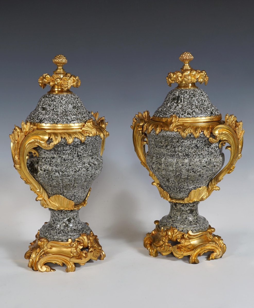 Maison Millet, Pair Of Cassolettes, France, Circa 1870-photo-3