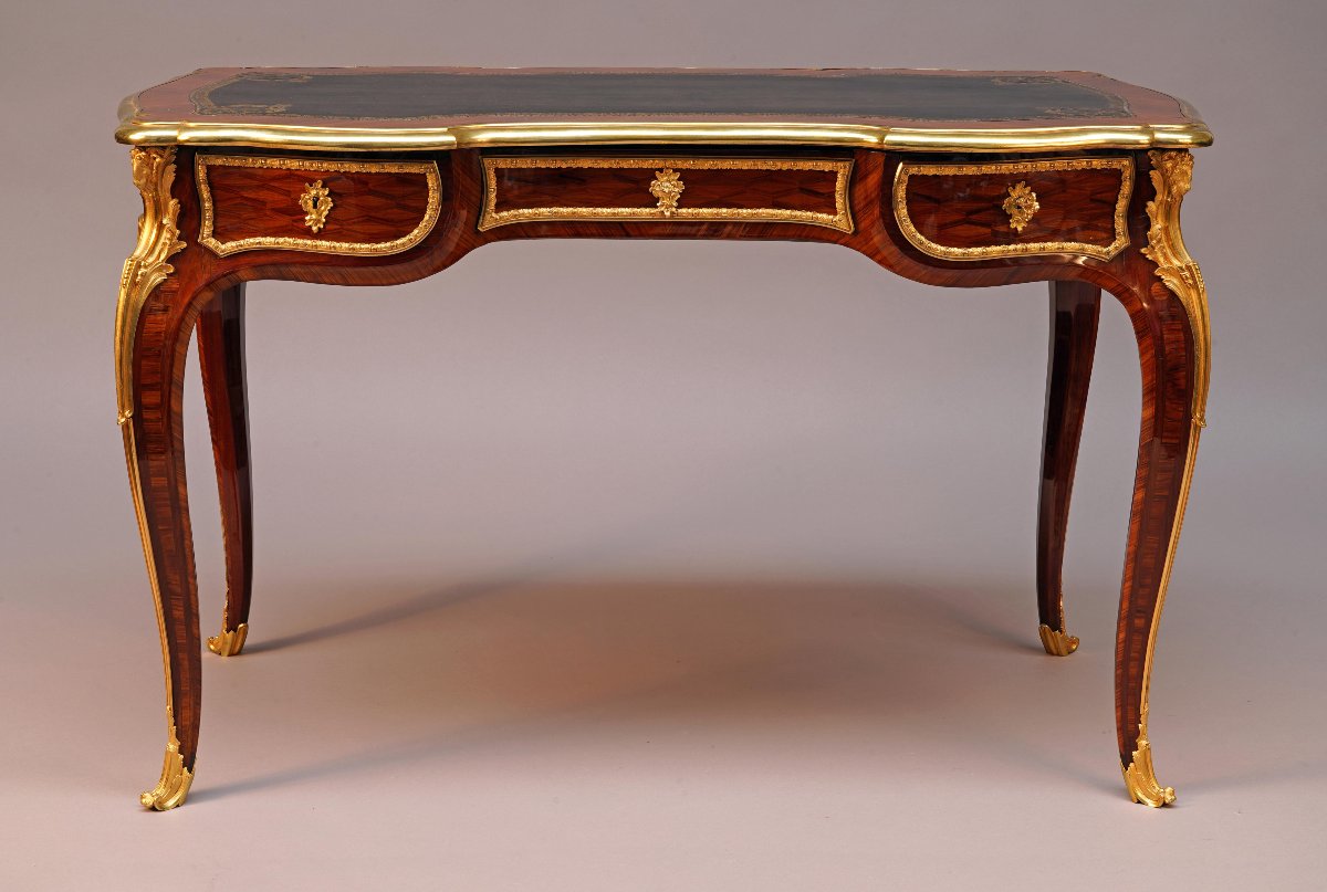H.-l. Wassmus, Pair Of Desks, France, Circa 1860-photo-2
