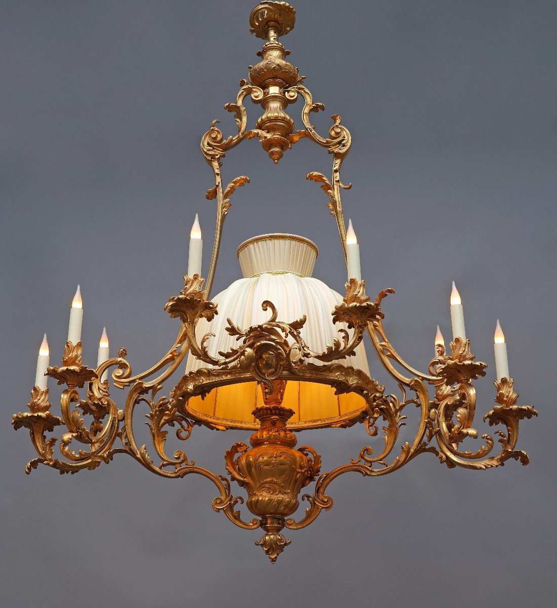 Lacarrière Frères & Delatour, Grand Lustre, France, circa 1870-photo-3