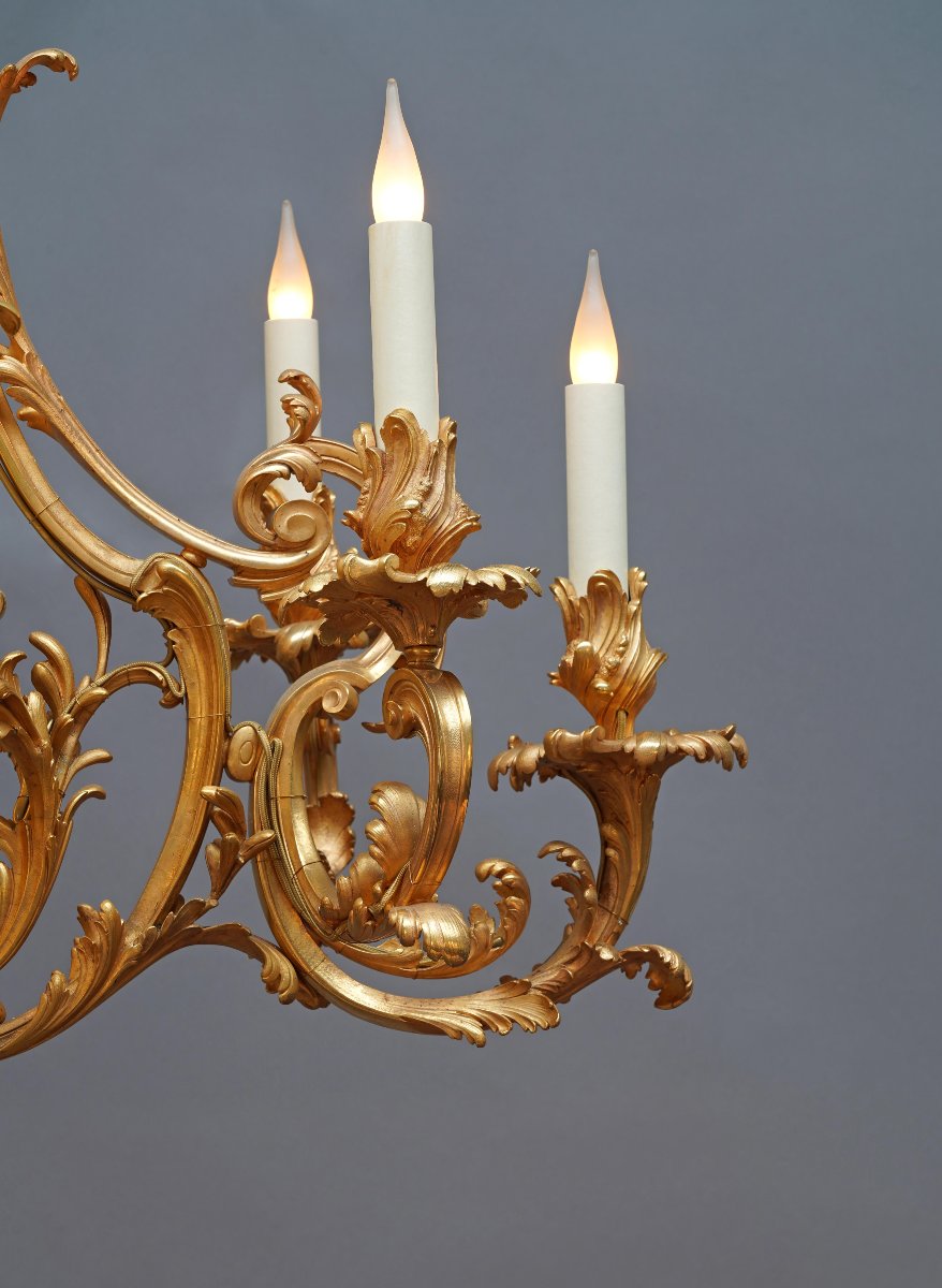 Lacarrière Frères & Delatour, Grand Lustre, France, circa 1870-photo-3