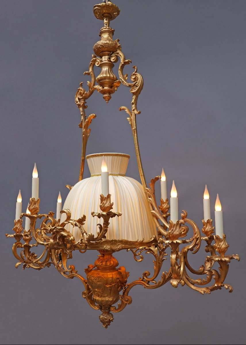 Lacarrière Frères & Delatour, Grand Lustre, France, circa 1870-photo-7
