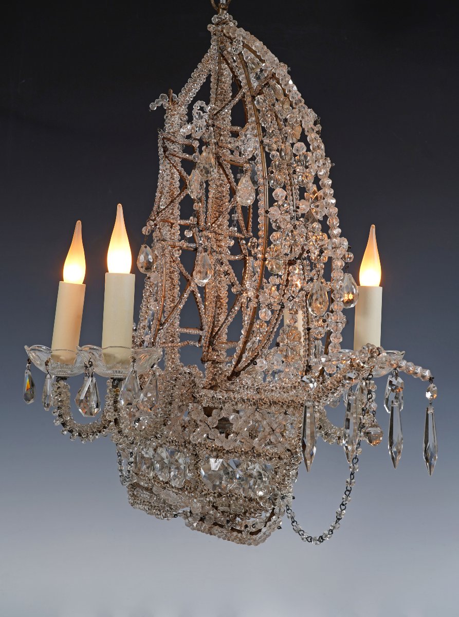 Maison Baguès, “nave” Chandelier, France, 20th Century-photo-2