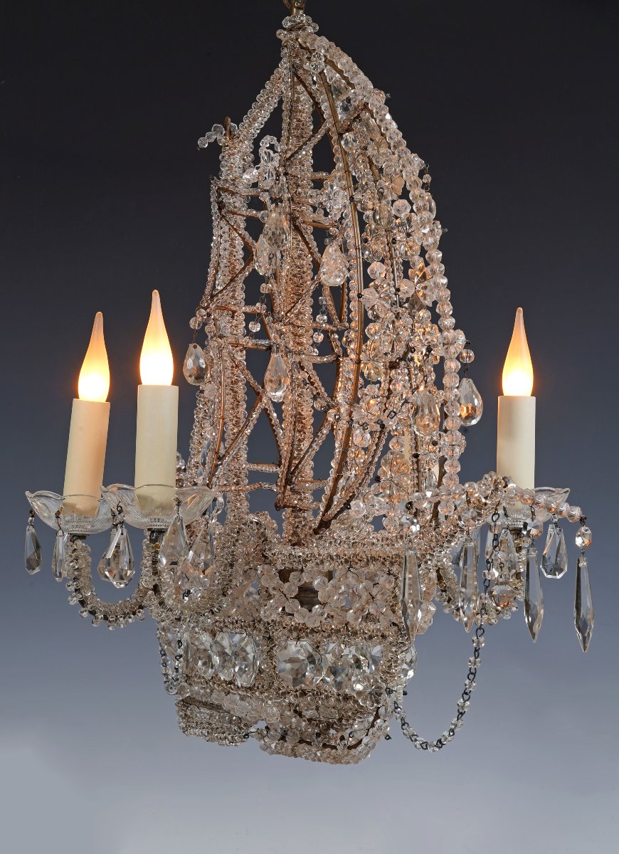 Maison Baguès, “nave” Chandelier, France, 20th Century-photo-2