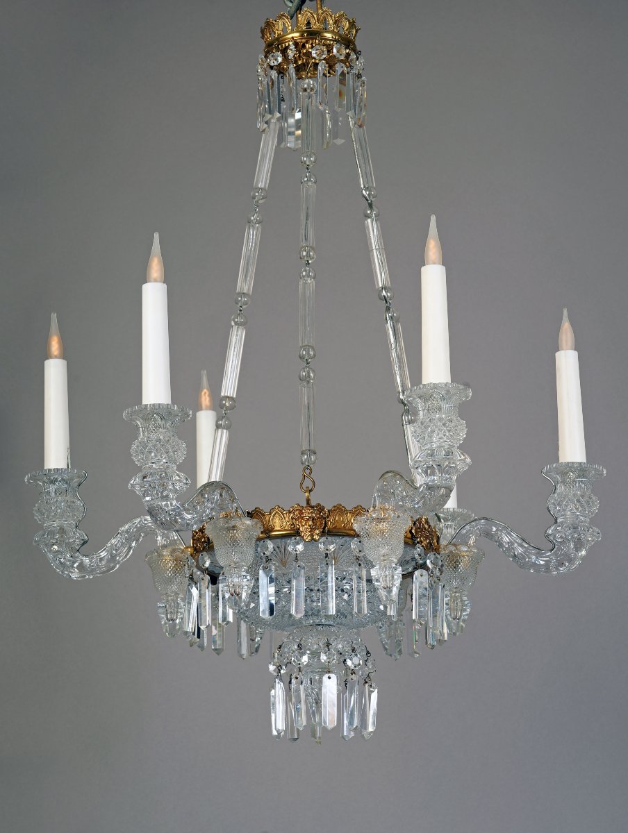 Baccarat, Crystal Chandelier, France, Circa 1825-photo-3