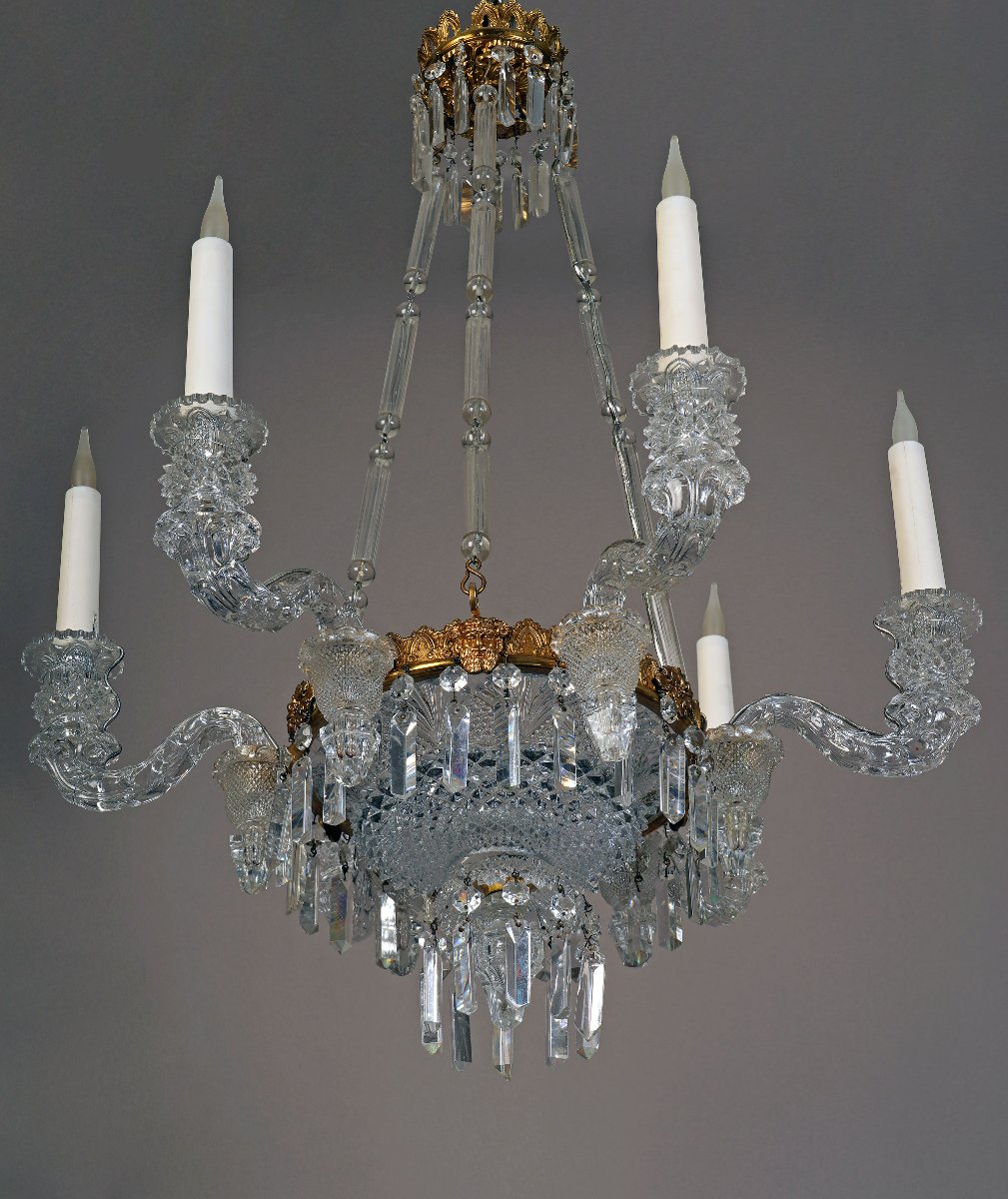 Baccarat, Crystal Chandelier, France, Circa 1825-photo-2