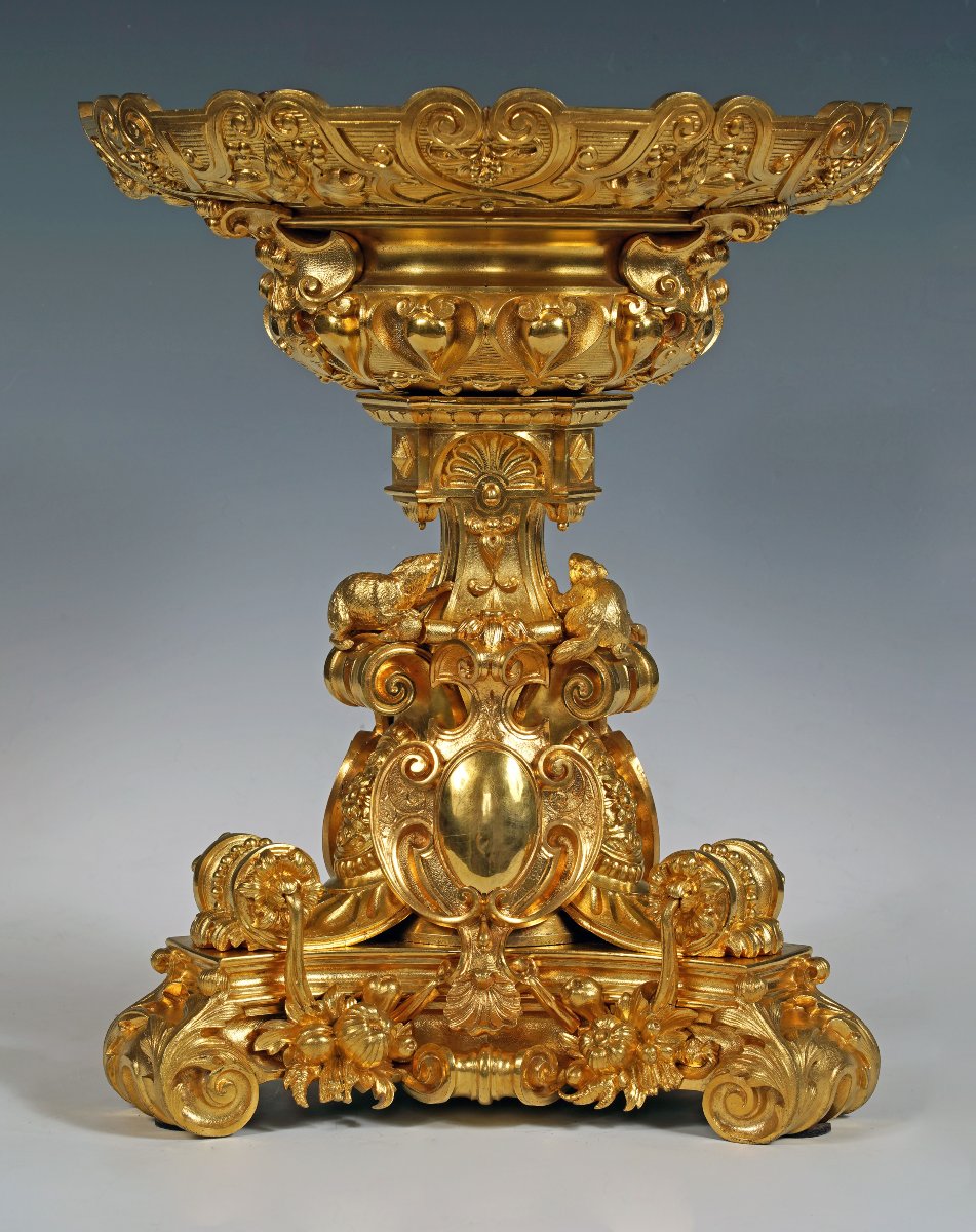 M. Liénard, "the Marmots" Centerpiece, France, Circa 1840-photo-2