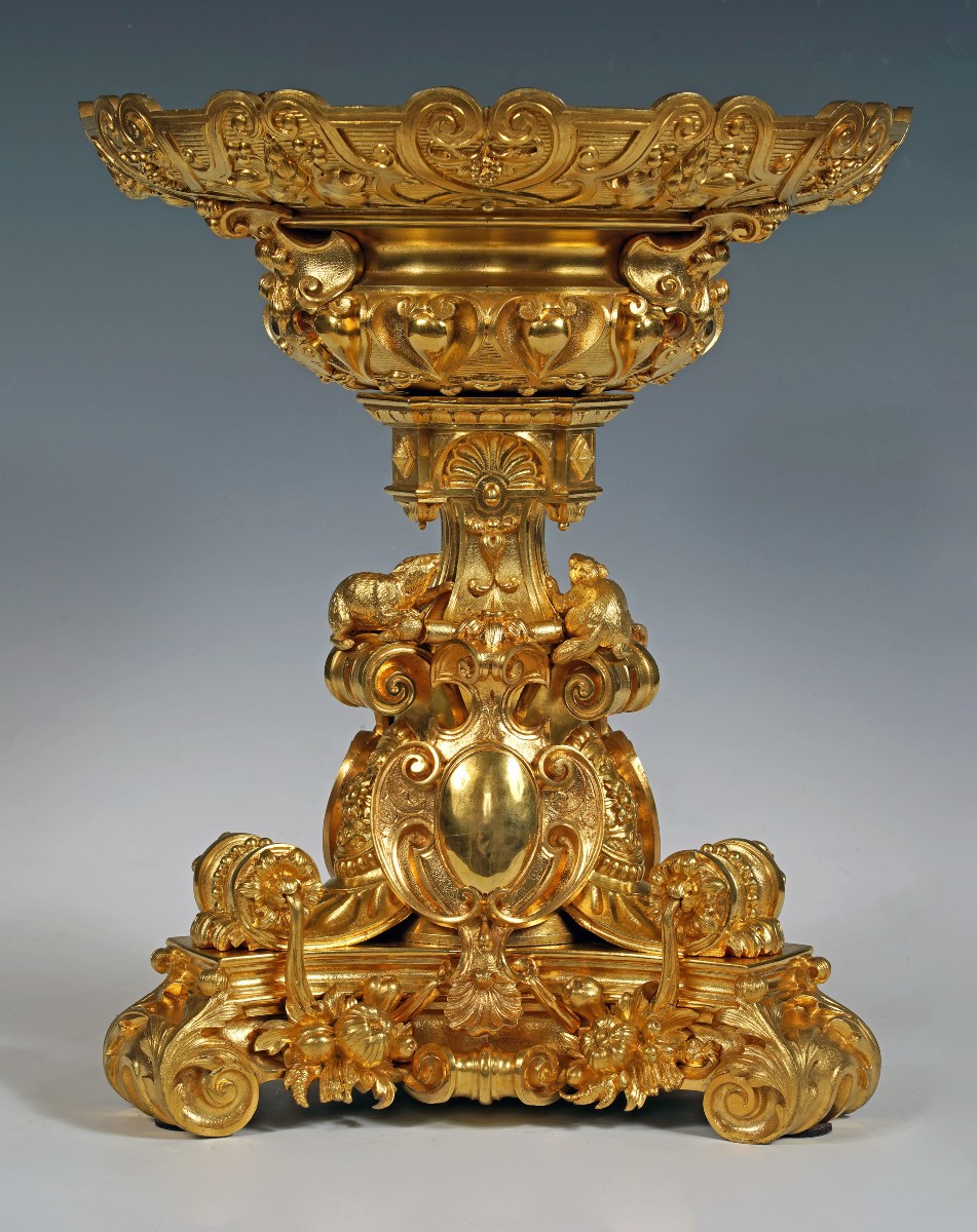 M. Liénard, "the Marmots" Centerpiece, France, Circa 1840