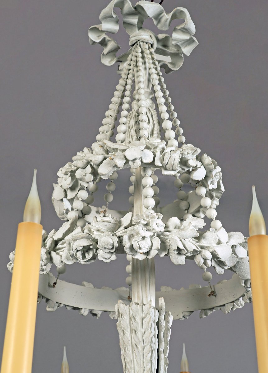Pair Of "quiver" Chandeliers, France, 20th Century-photo-3