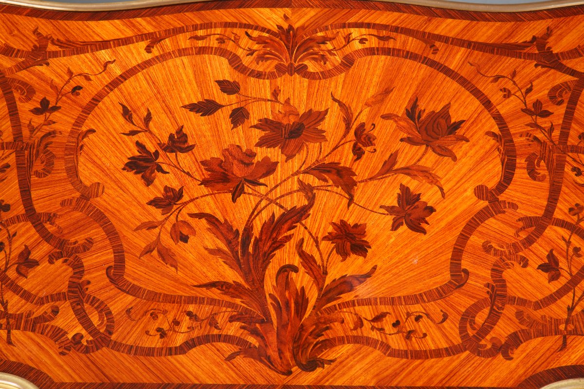 P. Sormani, Louis XV Style Table, France, Circa 1870-photo-4