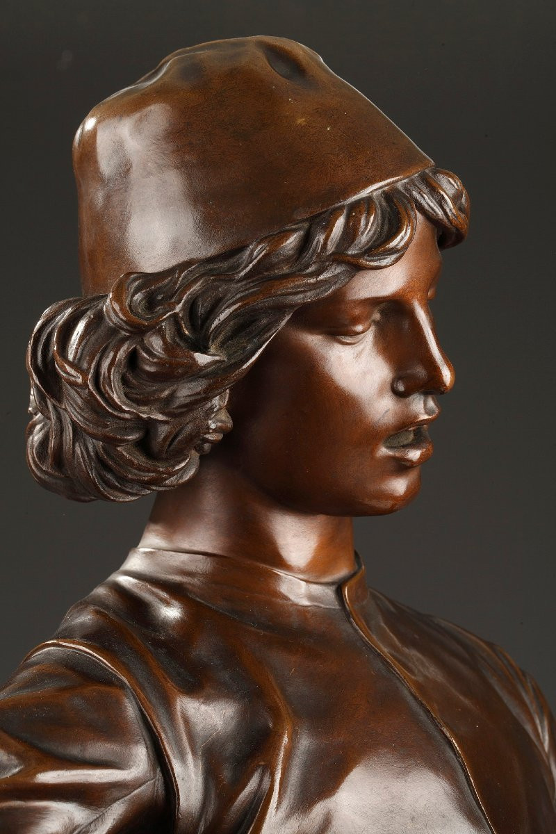 P. Dubois et F. Barbedienne, "Le Chanteur Florentin", France, circa 1880-photo-7